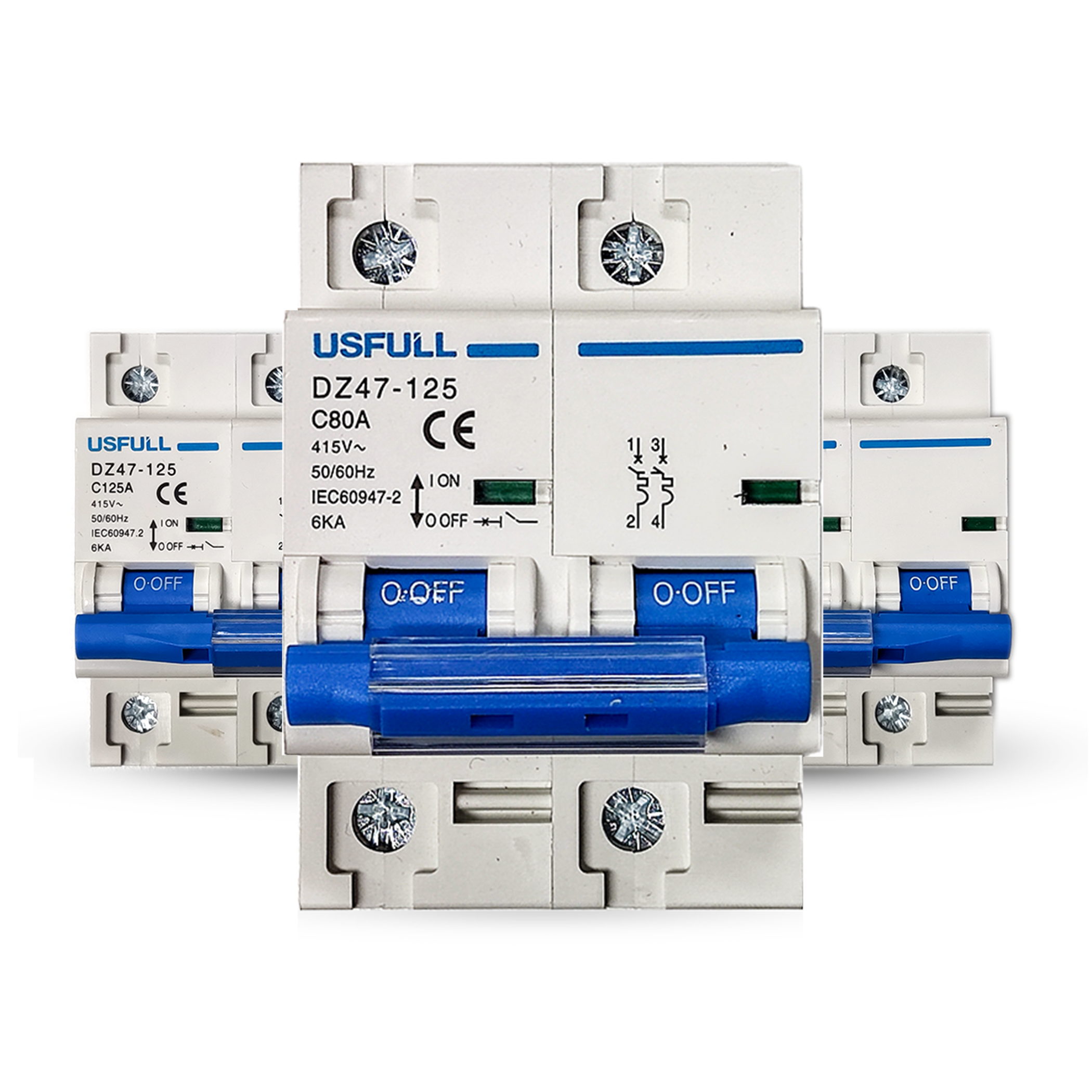 AC MCB USFULL DZ47-125 (2P / 3P)